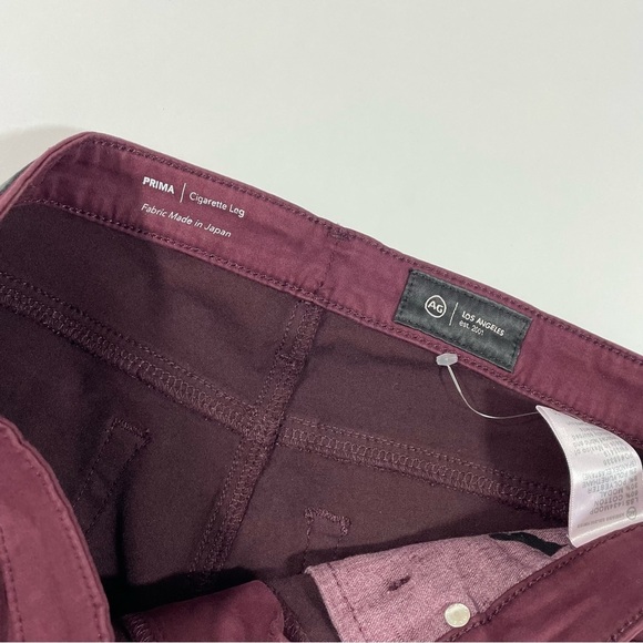 New AG Adriano Goldschmied Prima Sateen Pants Cigarette Leg - Picture 5 of 10